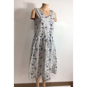 Michel Studio Vintage Boho Maxi Dress Womens Medium